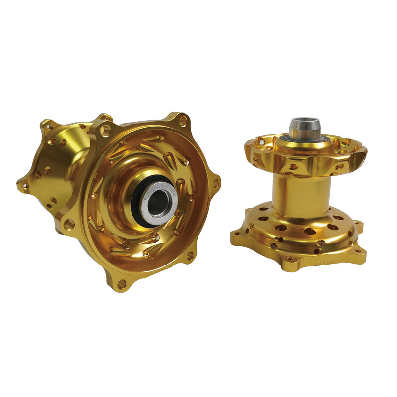 Motorcycle CNC Front Rear Wheels Hubs Kits in Silver for RMZ 250 07-18 RMZ 450 05-18